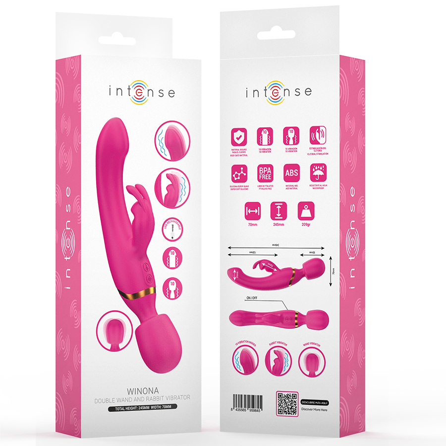 Intense - Winona Doppelvibrator Hase & Stab