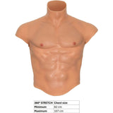 Verborgene Bedürfnis - Alter Ego Silikon-Männertorso-Shirt mit ABS-Fleisch
