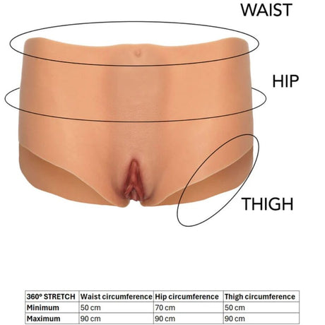 Slip Verborgene Begierde Alter Ego Offene Vagina & Anus Short Mittelgrosser Taille.4