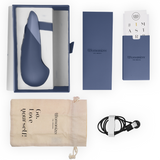 Womanizer - Vibe Lay-On Silent Vibrator Dunkelblau