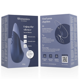 Womanizer - Vibe Lay-On Silent Vibrator Dunkelblau