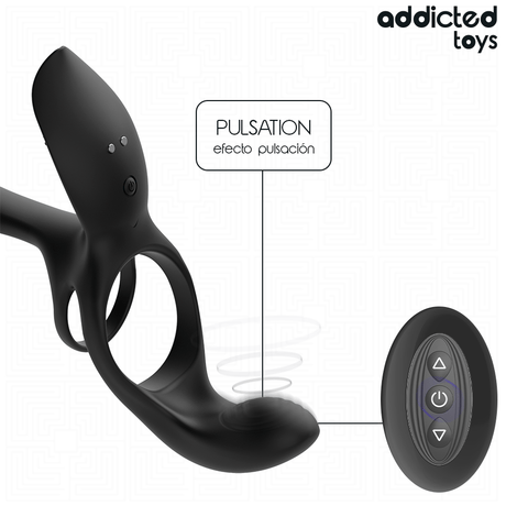 Addicted Toys - Doppelter Penisring mit Klitorisstimulator