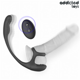 Addicted Toys – Analplug mit Vibration, 360°-Wellung und Hodenstimulator