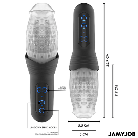 Jamyjob - Blow-R Masturbator mit Stoss- und Rotationsfunktion