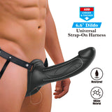 Pretty Love - Landon Black Vibrating Strap-On