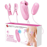 Pretty Love - Imonie 3-in-1 Multifunktionales Set mit Saugnapf, Brustwarzen und Klitoris