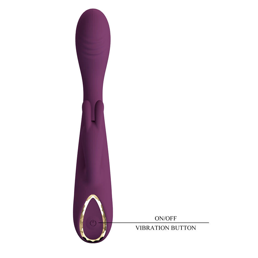 Pretty Love - Emma Rabbit Lila Vibrator mit Stimulator