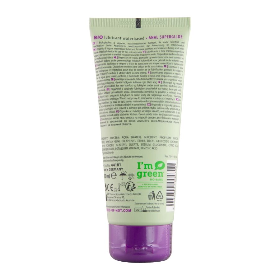 Hot - Bio-Gleicher auf Wasserbasis Anal 100 ml