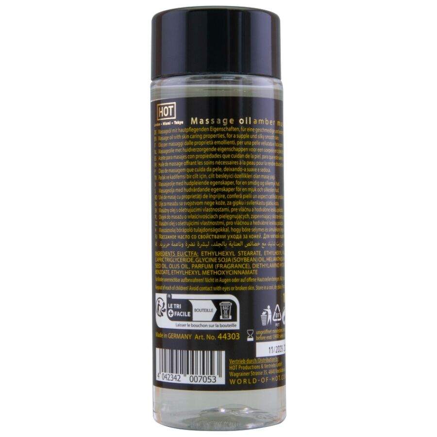 Hot - Massageöl Amber & Moschus 100 ml