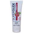 Hot - Superglide Essbarer Gleitmittel auf Wasserbasis, Himbeere, 75 ml