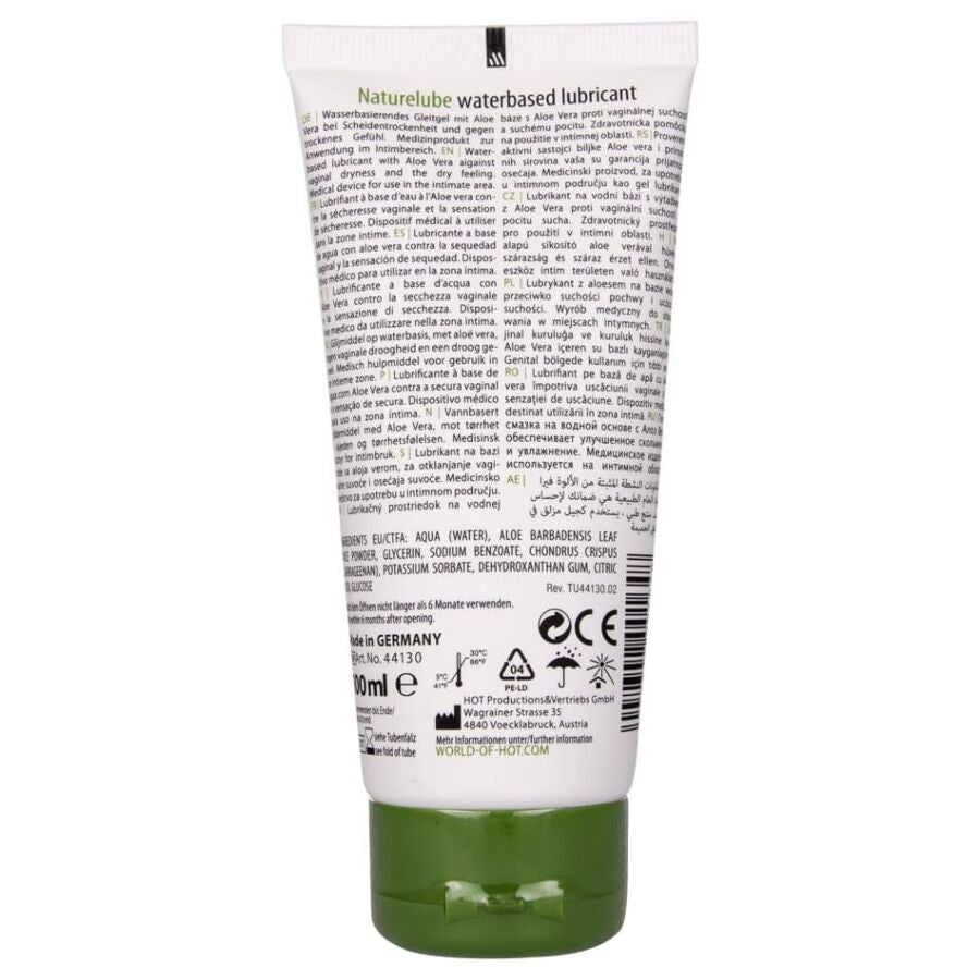 Hot - Nature Gleitgel auf Wasserbasis mit Aloe Vera 100 ml