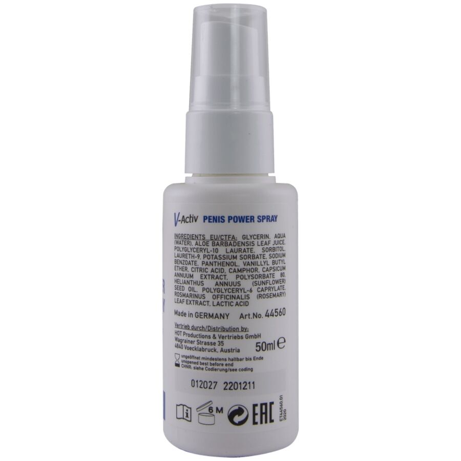 Hot - V-Aktiv Penis-Power-Spray für Männer 50 ml
