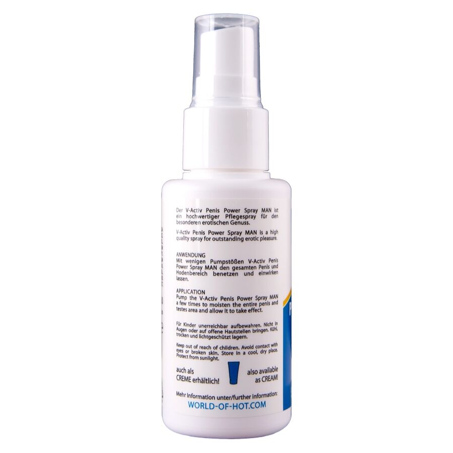 Hot - V-Aktiv Penis-Power-Spray für Männer 50 ml