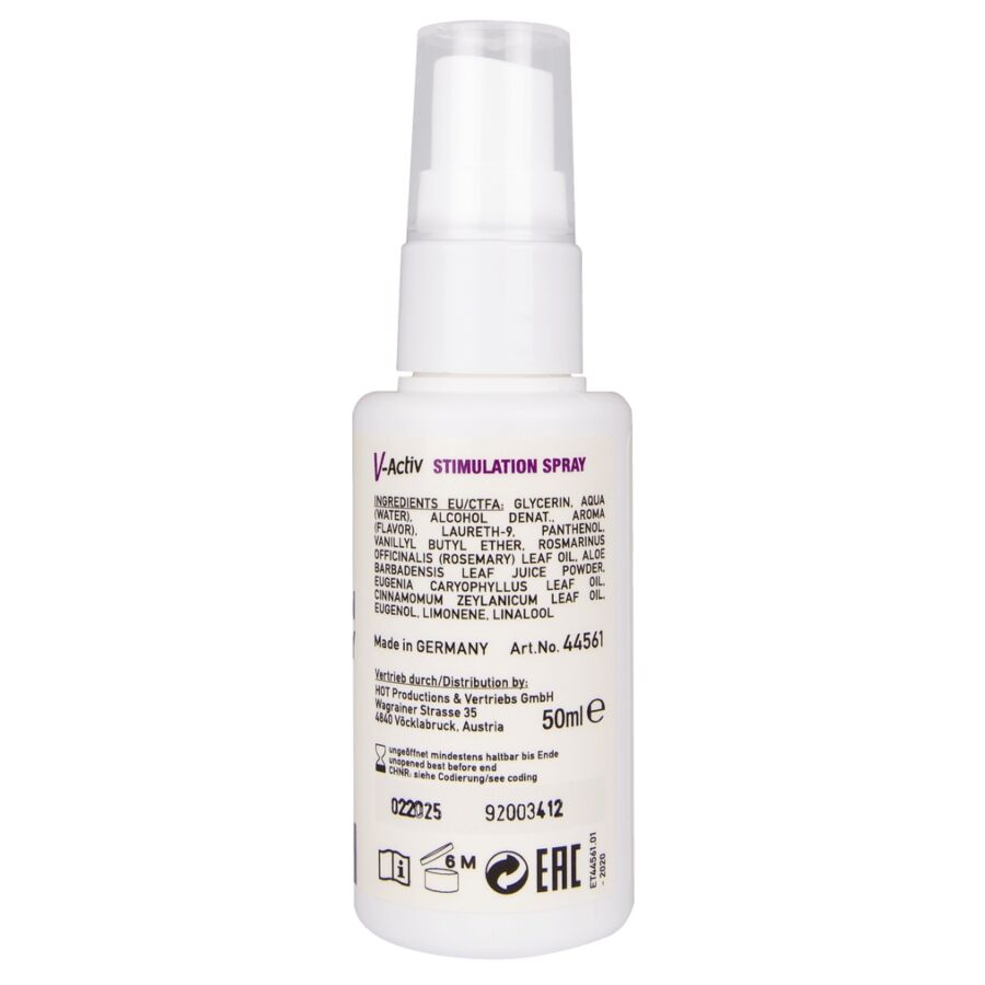 Hot - V-Activ Stimulationsspray für Frauen 50 ml