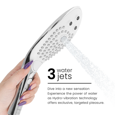 Womanizer - Wave Klitoralstimulierender Duschkopf Chrom