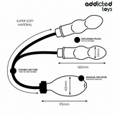 Addicted Toys - Aufblasbarer Doppel-Antisklopf Modell 1
