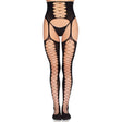 Leg Avenue - 1968 Strümpfe mit Angenähtem Strumpfhalter, Schwarz - Einheitsgrösse