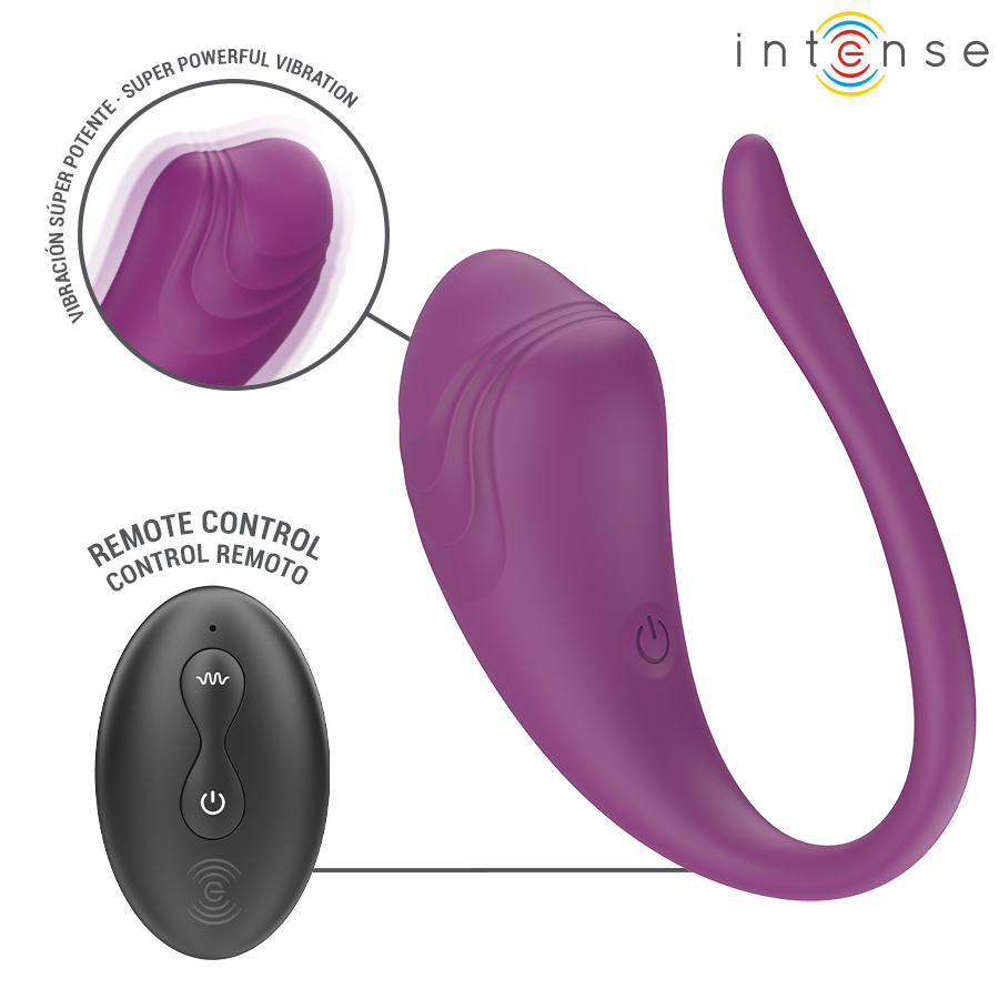 Intense - Olivia Purple Vibrations-Ei mit Fernbedienung