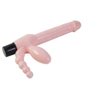 Baile - Seilloser TPR-Gurt mit Vibration und Analstimulation 25.4 cm