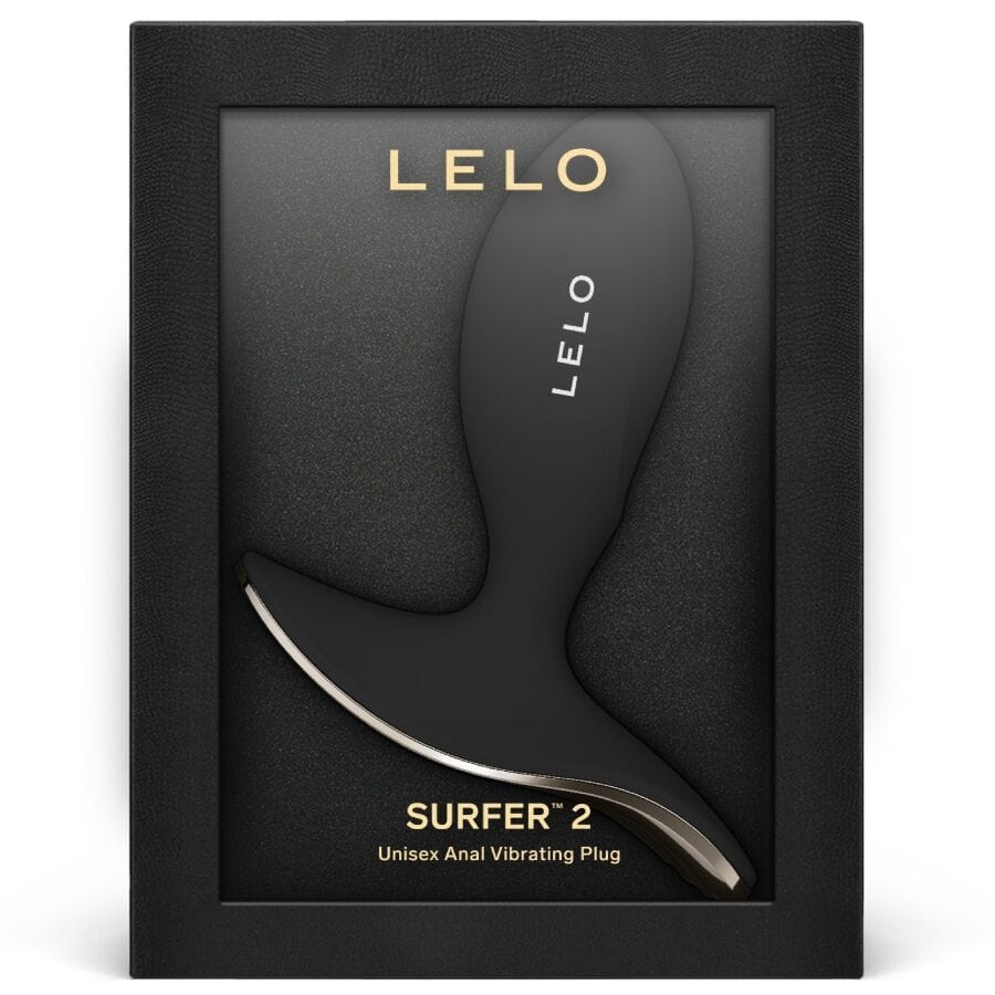 Lelo - Surfer 2 Unisex Analvibrationsplug Schwarz