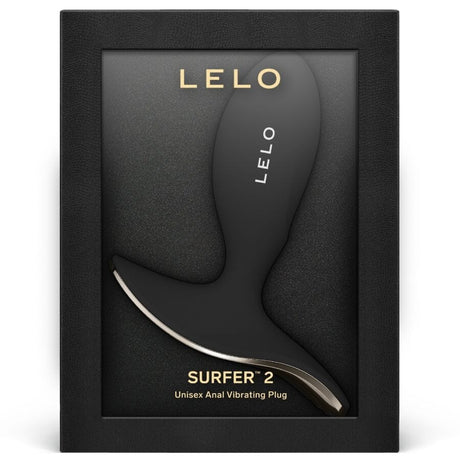 Lelo - Surfer 2 Unisex Analvibrationsplug Schwarz