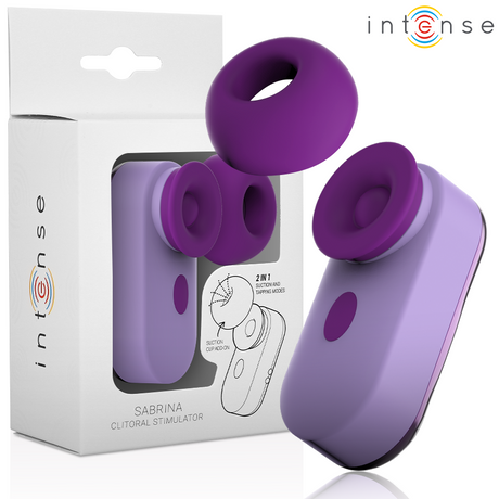 Auflegevibrator Sabrina Clit Stimulator Lila 6 cm