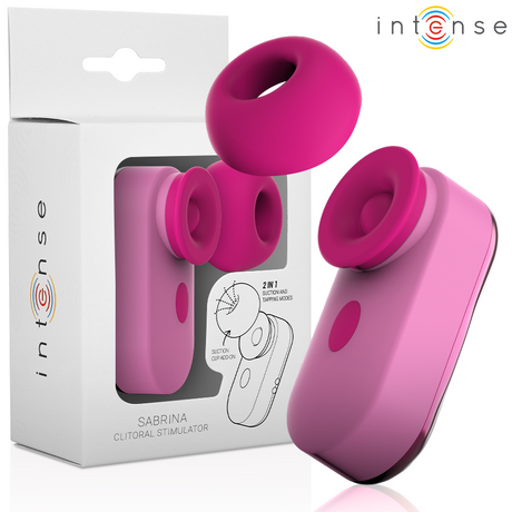 Auflegevibrator Sabrina Clit Stimulator Rosa 6 cm