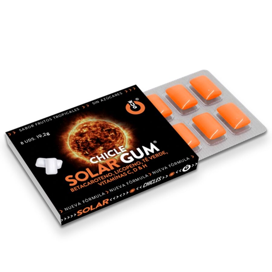Wug Gum - Solar Gum Sonnenbräunung 1 x 8 Einheiten
