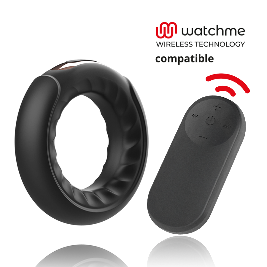 Anbiguo - Adriano Vibrationsring + Watchme-Fernbedienung