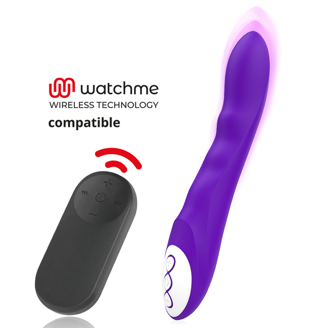 Galatea - Dante Violetter Vibrator + Watchme-Fernbedienung