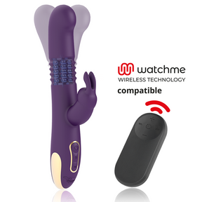 Treasure - Bastian Rabbit Up & Down Rotator & Vibrator + Watchme-Fernbedienung