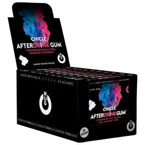 Wug Gum - After Drink Kater Nach dem Alkoholkonsum | Display 12 x 8 Einheiten