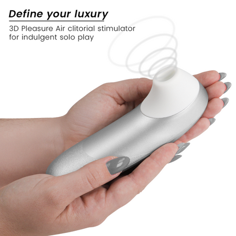 Womanizer - Pro Vibrant Klitoralstimulator Silbergrau