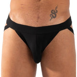 Herren-Dessous Jockstrap Double Schwarz L