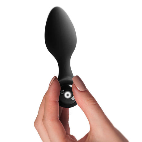 Analvibrator Nova Solaris schlank wiederaufladbar 16 Funktionen Schwarz