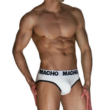 MACHO - MCH006 CLASSIC SLIP WEISS + SCHWARZ S