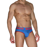 MACHO - MCH005 CLASSIC SLIP BLAU + ROT XL