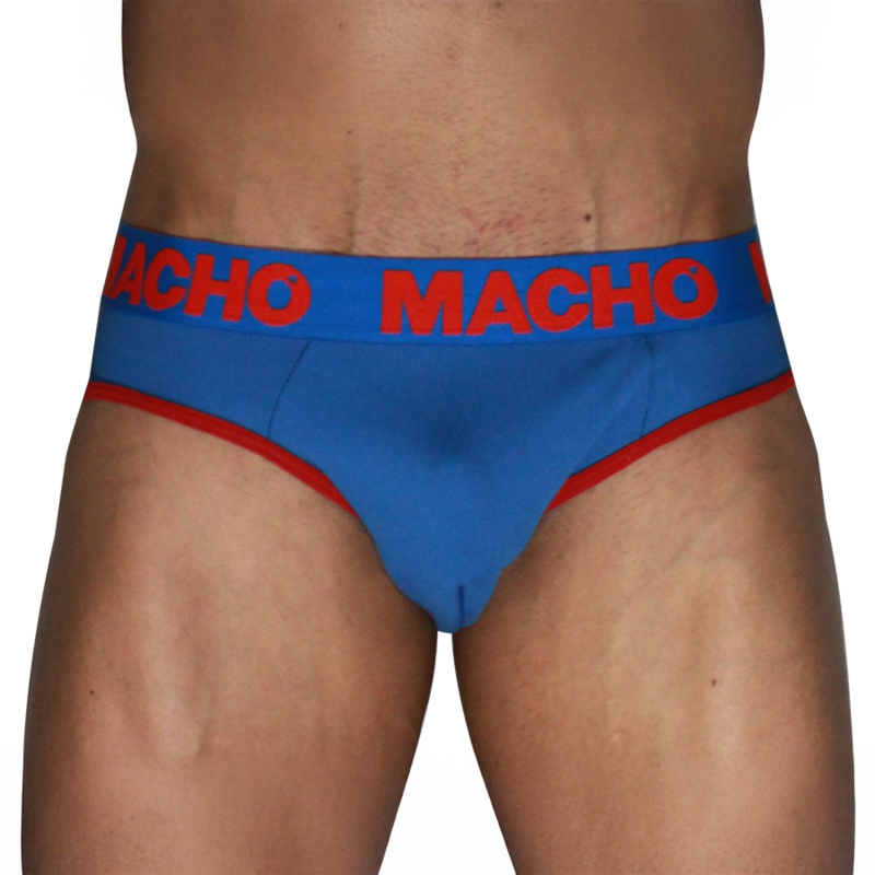 MACHO - MCH005 CLASSIC SLIP BLAU + ROT XL