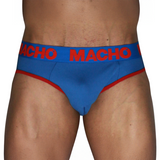 MACHO - MCH005 CLASSIC SLIP BLAU + ROT XL
