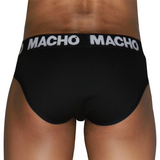 MACHO - MCH007 CLASSIC SLIP SCHWARZ + SCHWARZ L