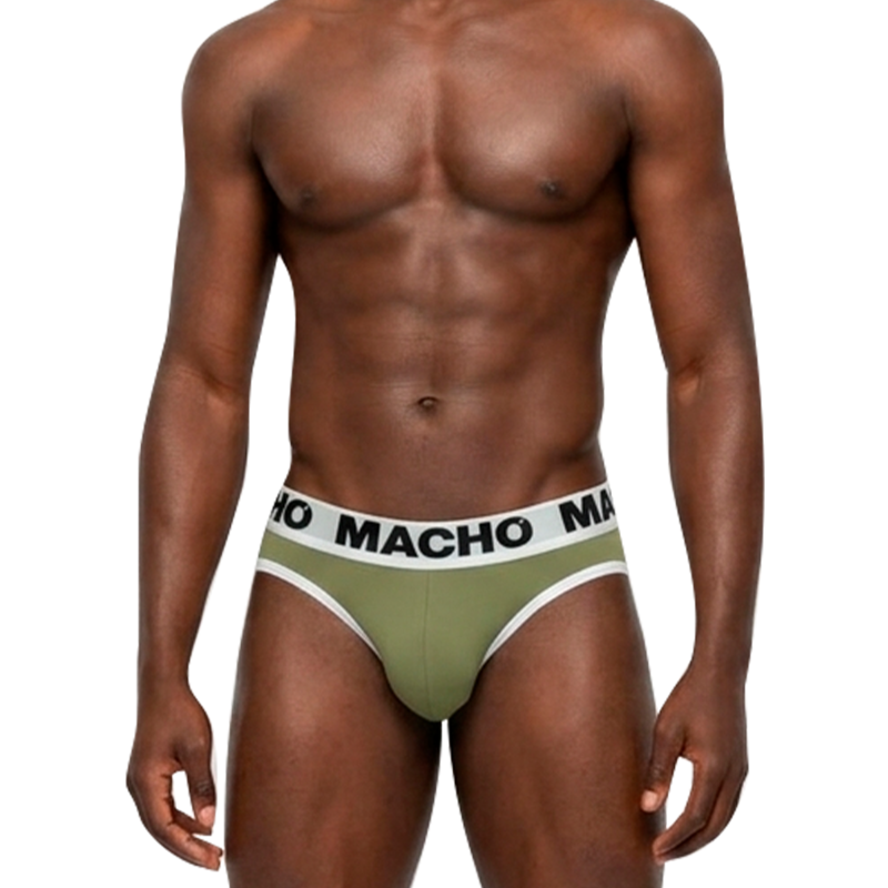 MACHO - MCH013 MILITÄRGRÜNES UNTERHÜLLPEELING XL