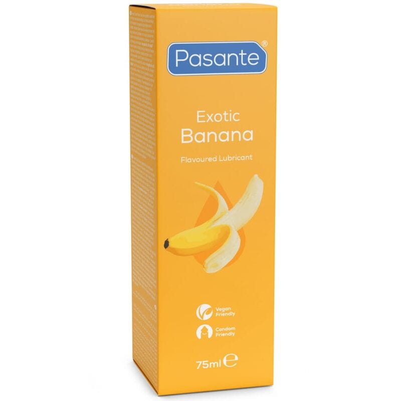 Pasante Banana Gleitgel 75ml – Wasserbasiert mit Bananengeschmack