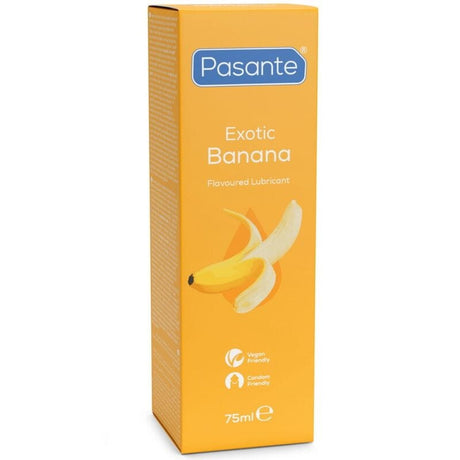 Pasante Banana Gleitgel 75ml – Wasserbasiert mit Bananengeschmack