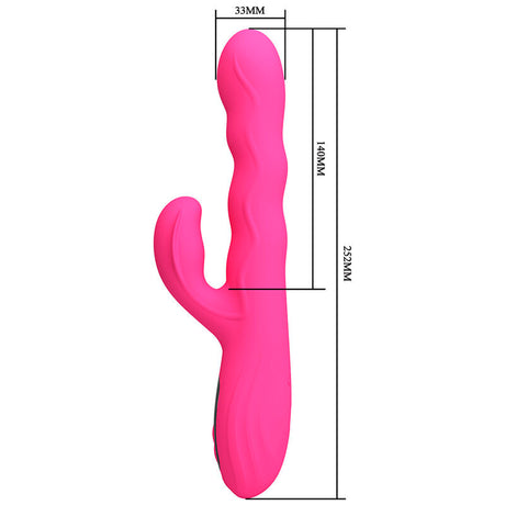 Vibrator Winters Rabbit multifunktional mit LED-Anzeige Rosa