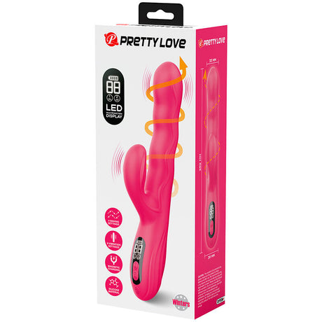 Vibrator Winters Rabbit multifunktional mit LED-Anzeige Rosa