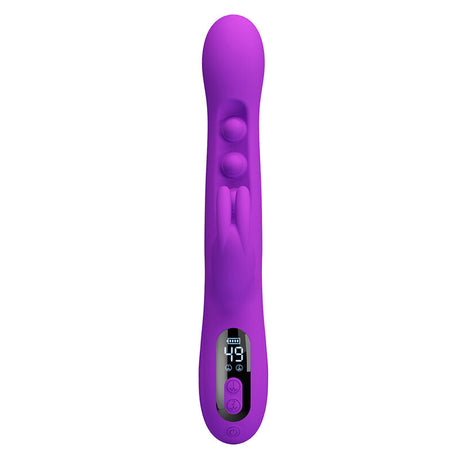 Vibrator Sabien Rabbit mit Klopf-Stimulation und LED Lila