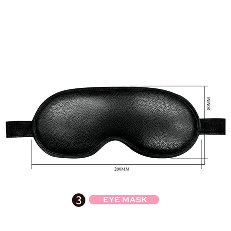 Fesselset Pretty Love BDSM 8-teilig Schwarz