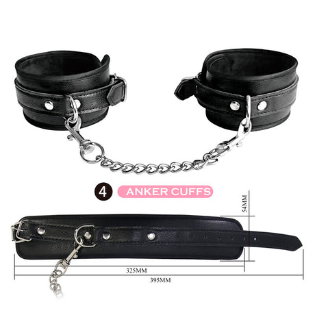 Fesselset Pretty Love BDSM 8-teilig Schwarz