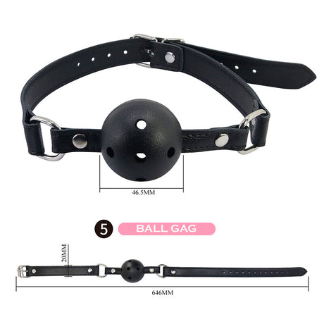 Fesselset Pretty Love BDSM 8-teilig Schwarz