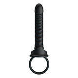 PRETTY LOVE - MERRITT ANALVIBRATOR MIT RING UND VIBRATIONSFUNKTION, SCHWARZ